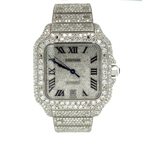 cartier full diamond watch|cartier watches with diamonds price.